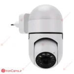 دوربین پریز برق چرخشی چراغ دار mini Speed Dome CCTV irancams.ir