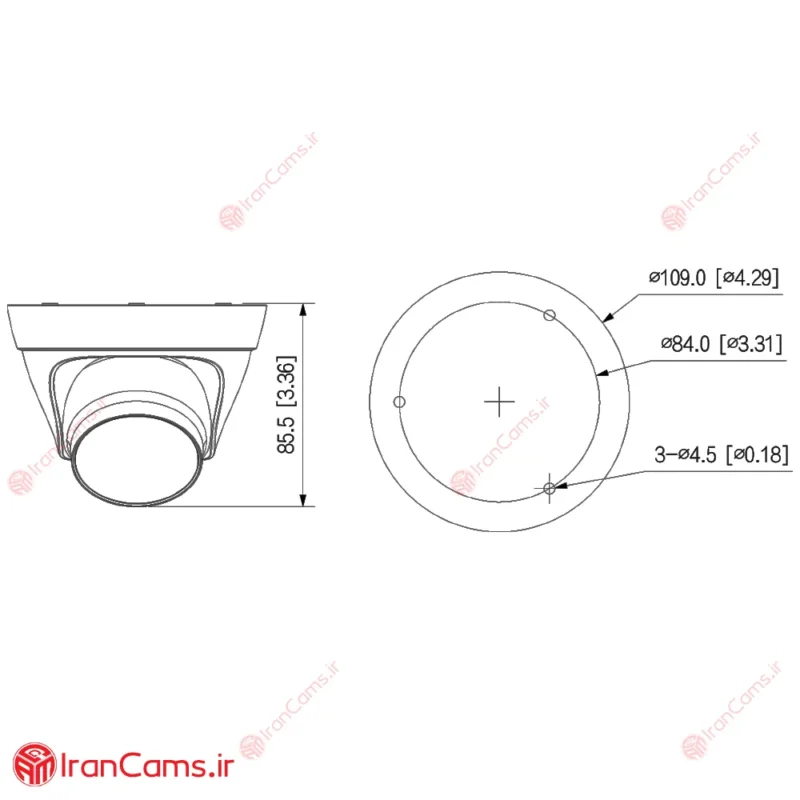 نصب و راه اندازی دوربین مداربسته شبکه داهوا DH-IPC-HDW1439T1-A-LED-S4 irancams.ir