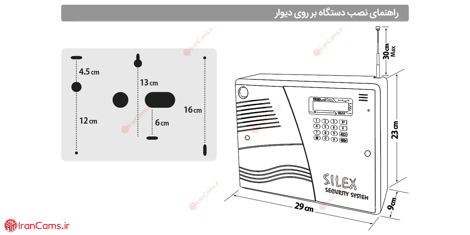 قیمت و خرید و نصب دزدگیر سایلکس Silex irancams.ir