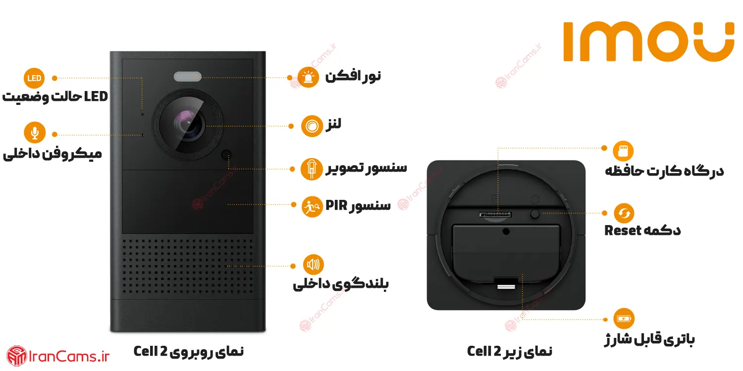 مشخصات دوربین آیمو سل Imou Cell 2