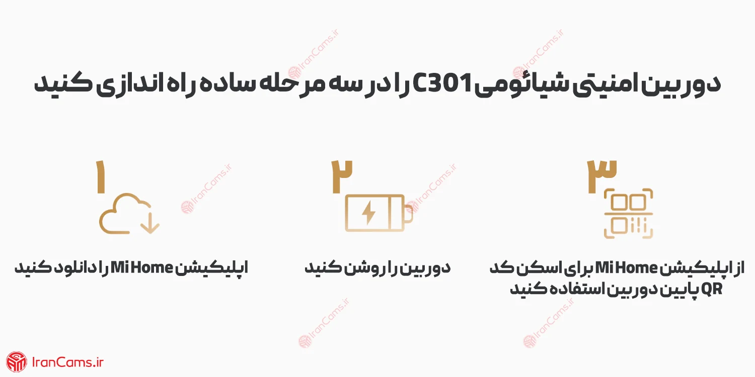 نصب دوربین شیائومی